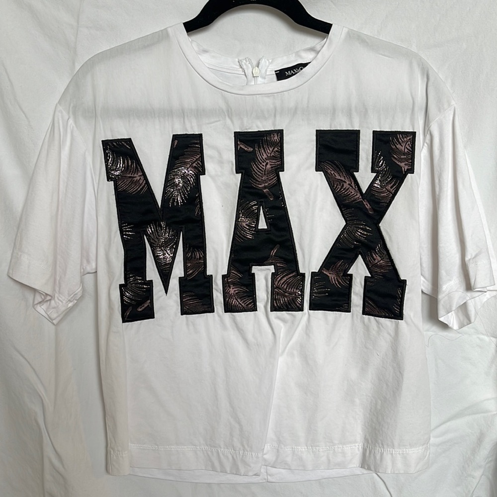 max & co crop blouse